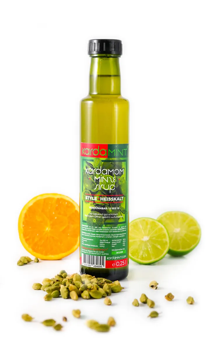 Kardamint Sirup Flasche 0,25l