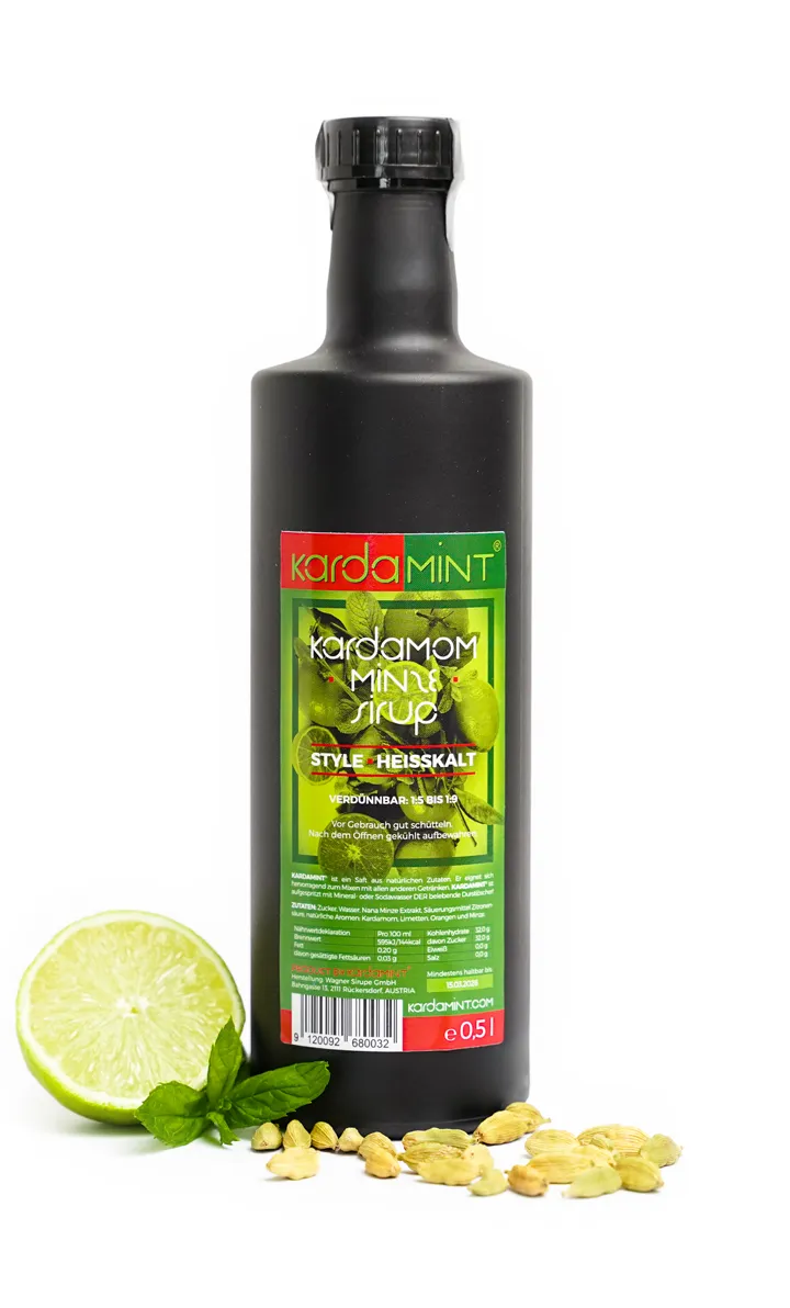 Kardamint Sirup Flasche 0,5l